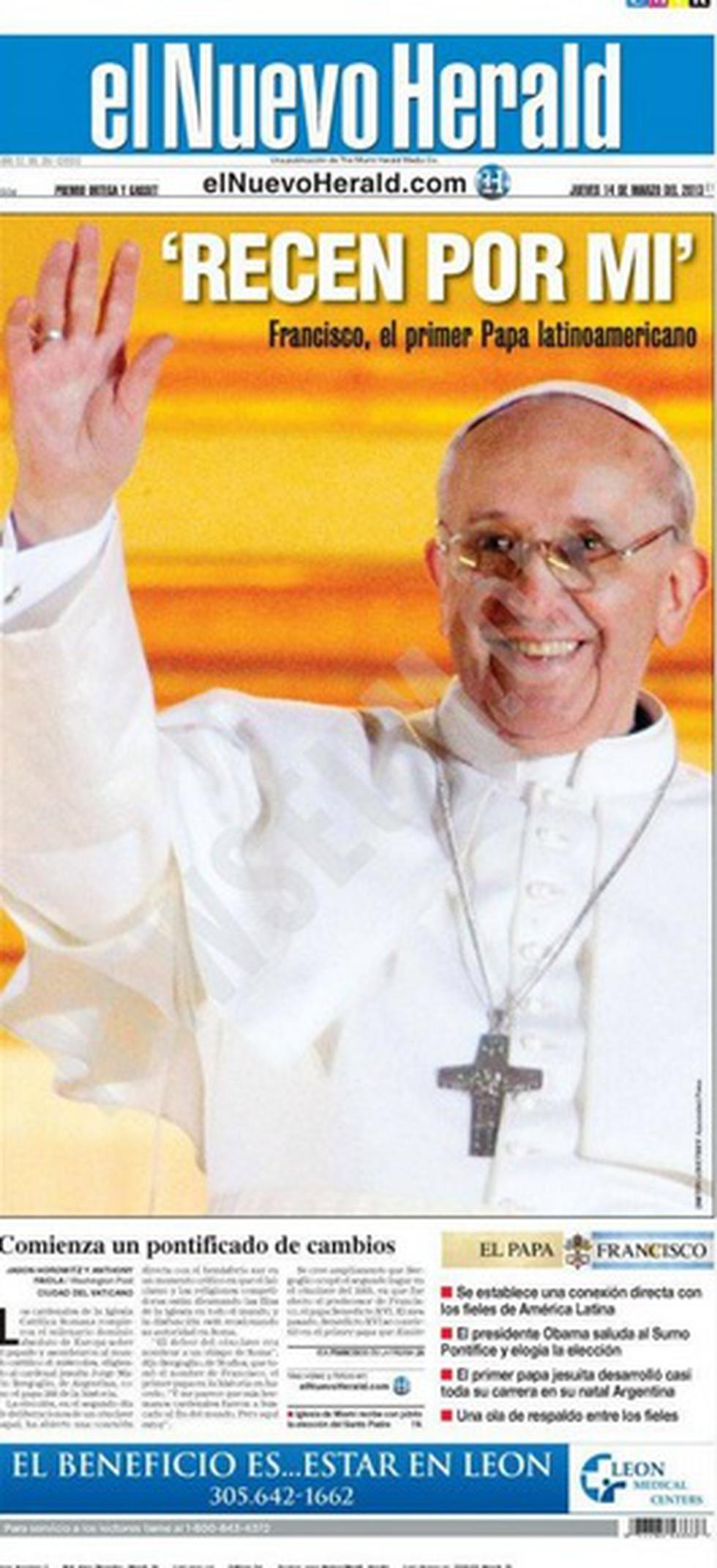 (FOTOS) Papa Francisco: Así informaron diarios de América