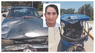 Lambayeque: Anciana muere al chocar mototaxi