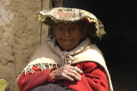La mujer más anciana de la región, Carmen Thexi Quispe