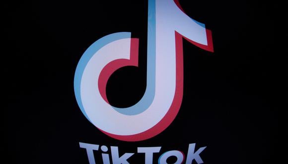 El logotipo de la aplicación de redes sociales TikTok.  (Foto de JOEL SAGET / AFP)