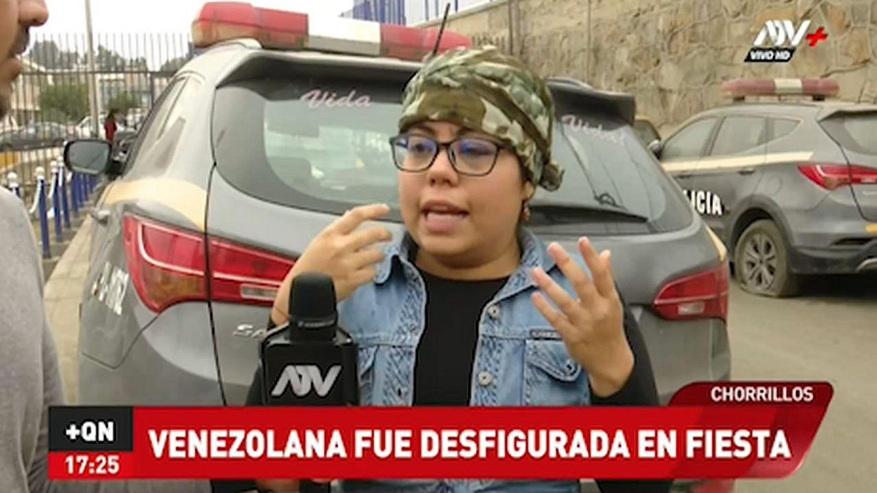 Desfiguran a venezolana con un pedazo de vaso en Chorrillos (VIDEO)
