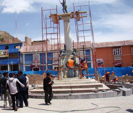 Moradores de Puno rechazan remodelación del Parque Pino 