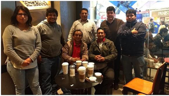 Vladimir Cerrón responde por reunión con Santos en Starbucks 