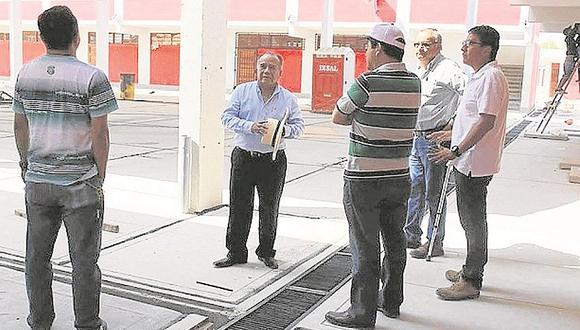 Alcalde supervisa obras en diversos puntos de la ciudad de Piura