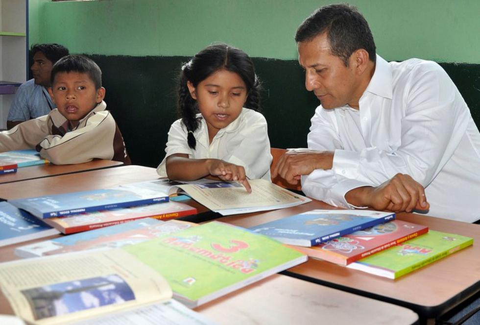 Ollanta Humala sobre óptima infraestructura escolar: "El esfuerzo todavía es insuficiente" 