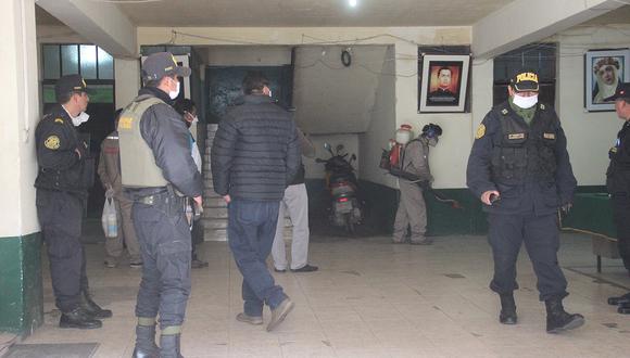 Fumigaron comisarías de Juliaca en Estado de Emergencia