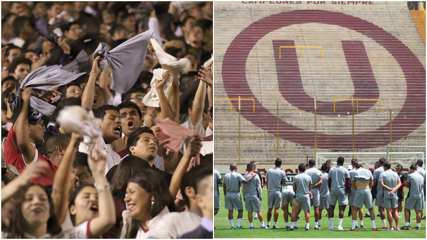 Hinchas de Universitario recogieron basura del estadio Monumental tras partido (FOTO)
