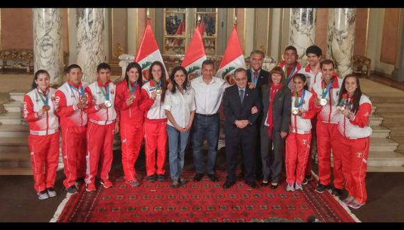 Ollanta Humala homenajeó a deportistas que ganaron medallas en Panamericanos