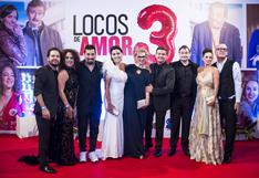 "Locos de amor 3″: Elenco desfiló en la afombra roja para presentar divertida historia