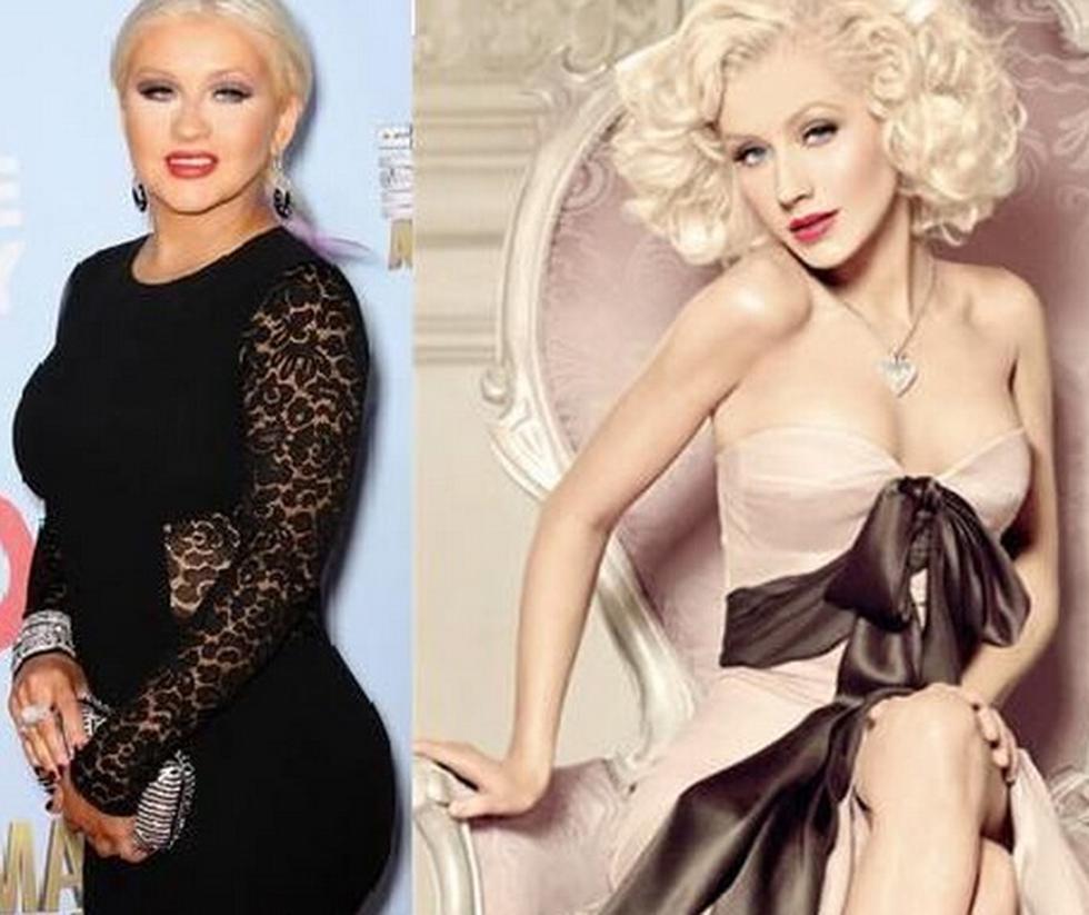 Polémica por publicidad donde Christina Aguilera luce demasiado delgada