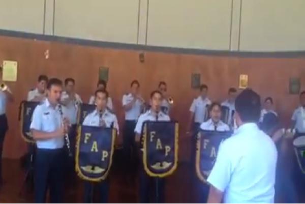 Banda sinfónica de la FAP se alista para estreno de Star Wars (VIDEO)
