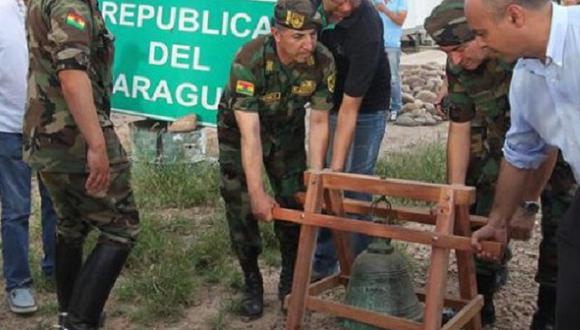 Paraguay devuelve a Bolivia una campana, trofeo de la Guerra del Chaco