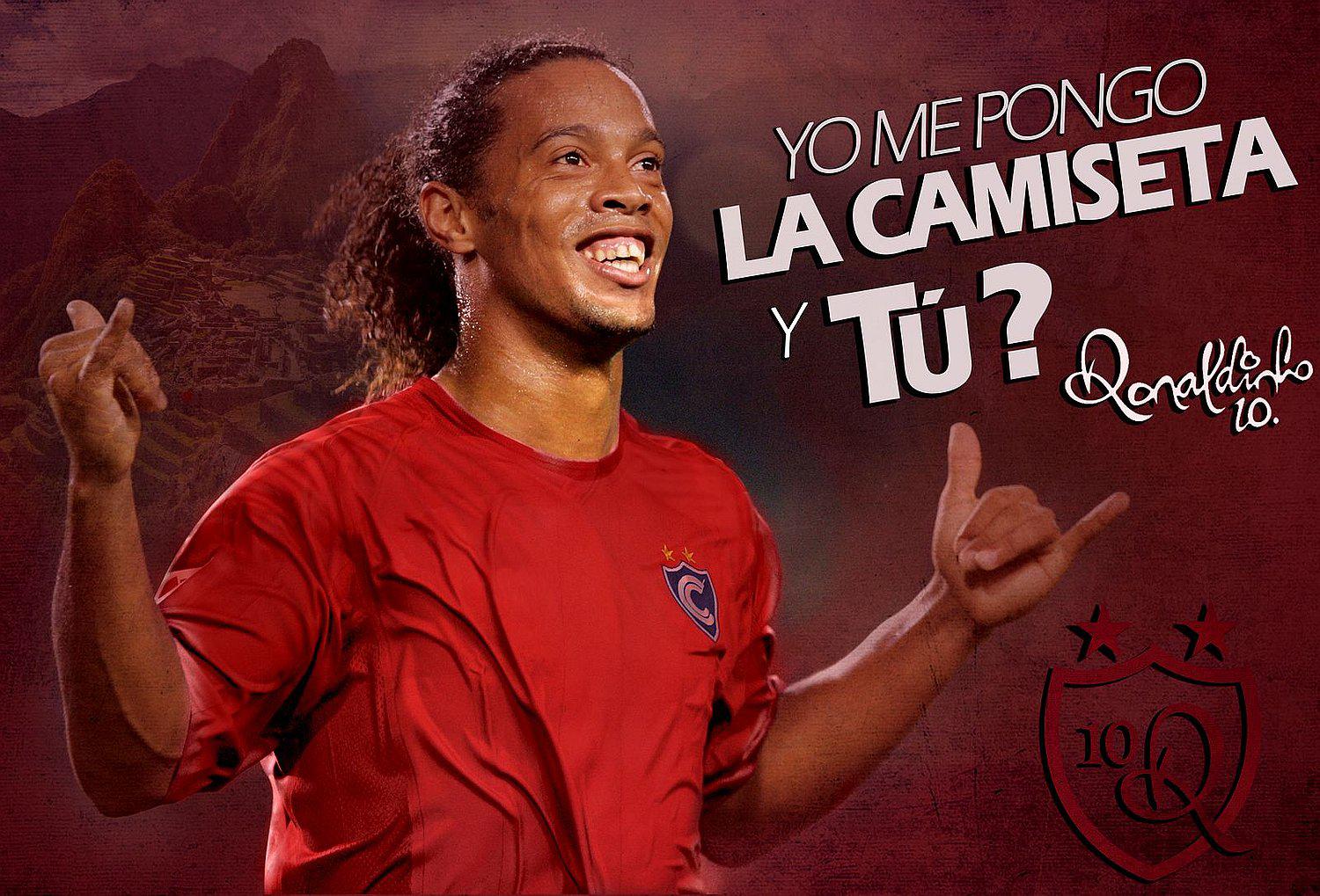 Ronaldinho sueña con conocer Machu Picchu