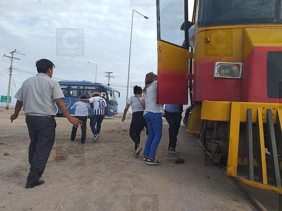 Suspender servicio del ferrocarril en Tacna por huaico