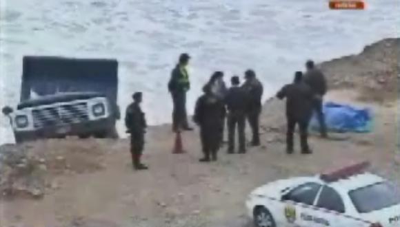 Policía muere aplastado por camión que dejaba desmonte en la Costa Verde