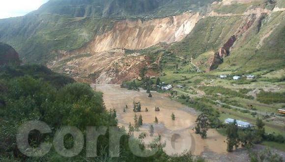 Huancavelica y Junín podrían quedarse sin energía eléctrica por deslizamientos