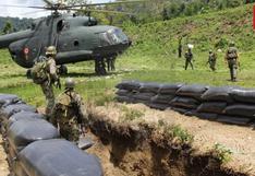 Columna terrorista ataca a helicóptero del Ejército y deja a una menor herida en el Vraem