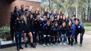 Ricardo Gareca tuvo una charla con el conjunto femenino de Vélez Sarsfield (FOTO)