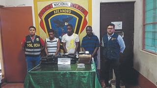 Más de 30 kilos de marihuana se halló a cuatro extranjeros en Zorritos 