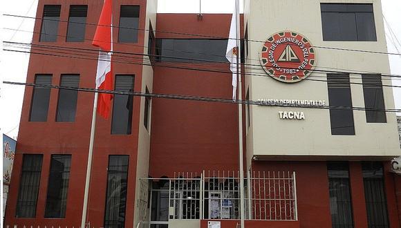 Sede del Colegio de Ingenieros del Perú Consejo Departamental Tacna. (Foto: Archivo GEC)