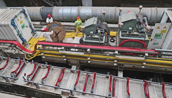 La maquinaria bautizada con el nombre de Micaela perforará el túnel que va desde la estación Insurgentes hasta el puerto del Callao. (Foto: MTC)