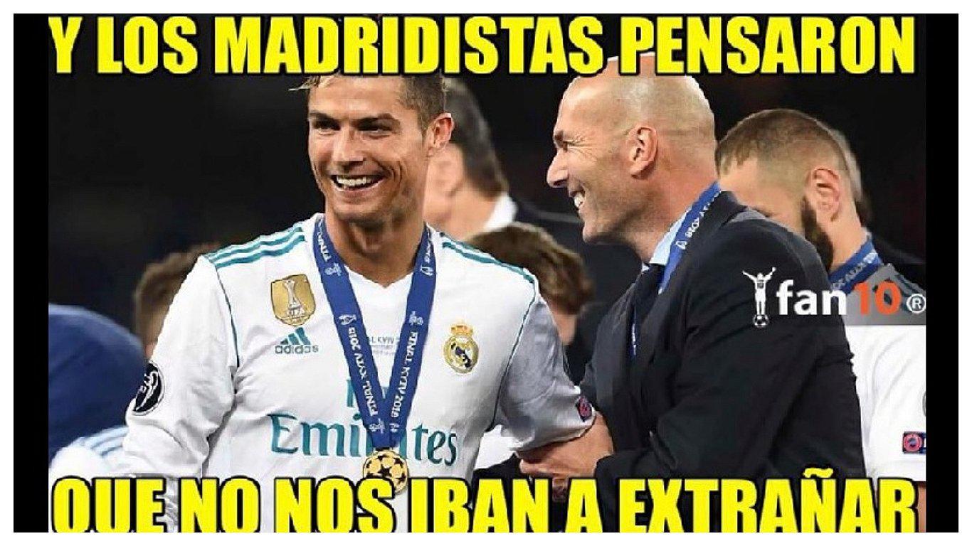 ​Recuerdan a Cristiano Ronaldo en memes por derrota del Real Madrid ante Atlético de Madrid (FOTOS)