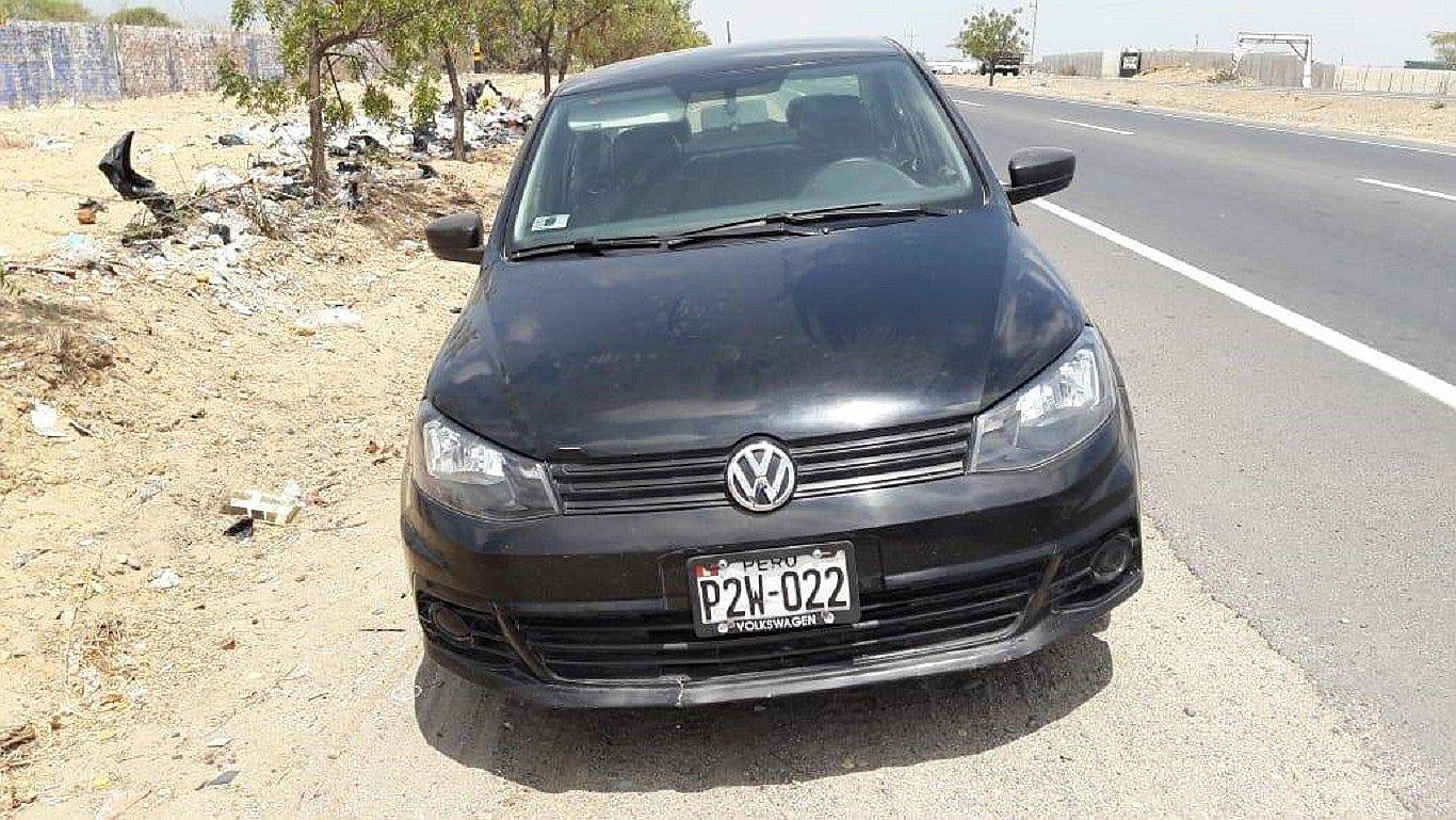 Encuentran abandonado el vehículo que fue usado para cometer robo a la Caja Piura