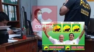Cajamarca: Candidato regional es detenido por encabezar red de corrupción