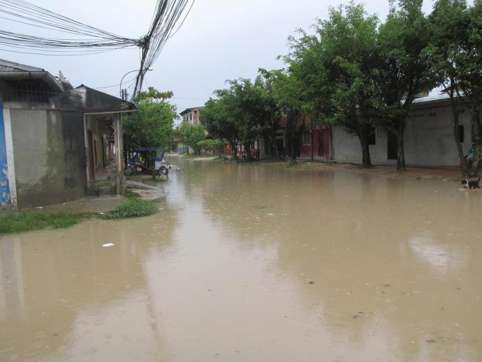 Lluvia de más de ocho horas inunda parte de Iquitos