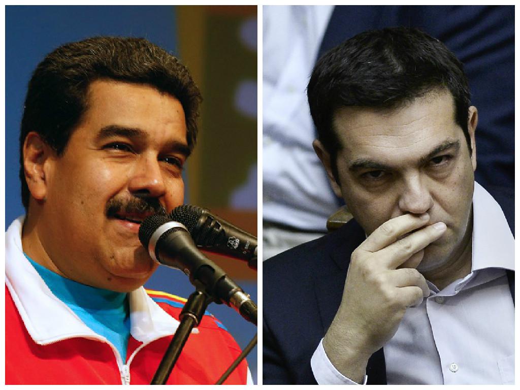 Nicolás Maduro se solidariza con Alexis Tsipras y alienta a Grecia a romper con el FMI