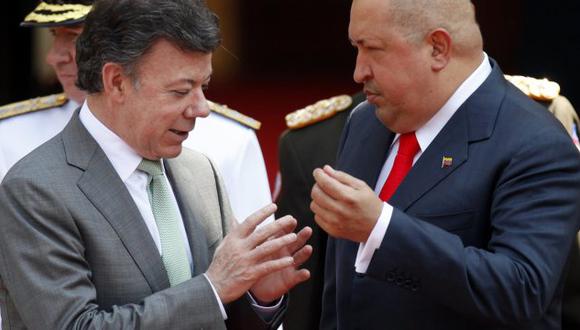 Santos agradece a Hugo Chávez avances en diálogo con las FARC