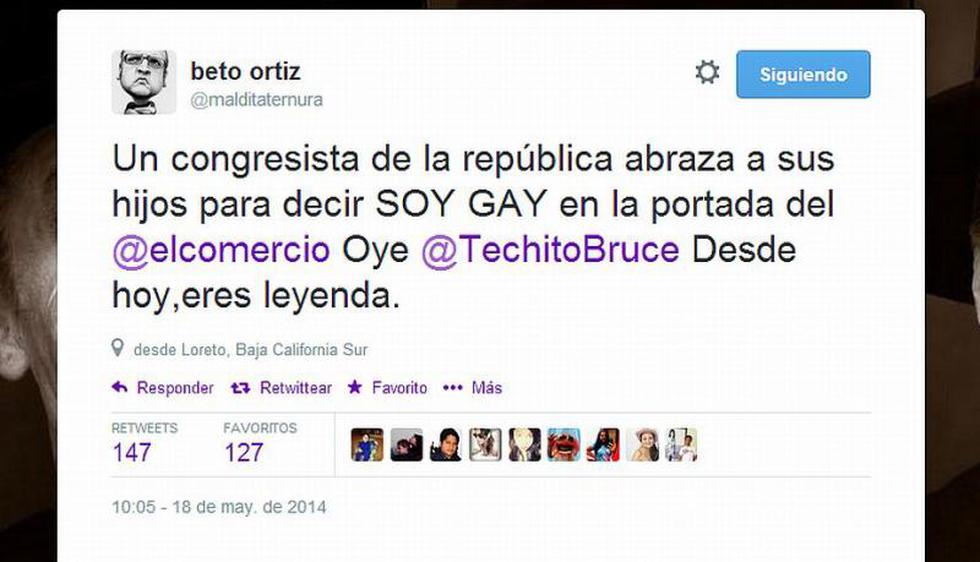 Twitter: Reacciones tras confesión de homosexualidad de Carlos Bruce 
