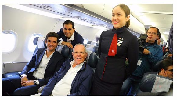 ​PPK llega a Junín con vuelo inaugural Lima  - Jauja 
