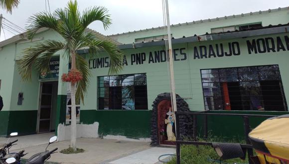 El suboficial de tercera de la PNP Aybi Cruz Alvarado reportó el hecho ante la comisaría de Andrés Araujo.