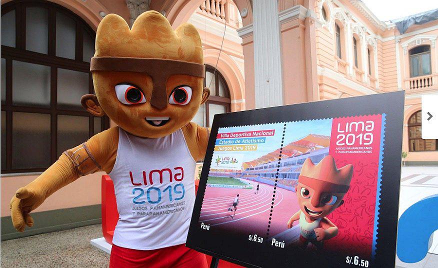 Panamericanos Lima 2019: ​Estadio Atlético y mascota se lucen en estampillas (FOTOS)