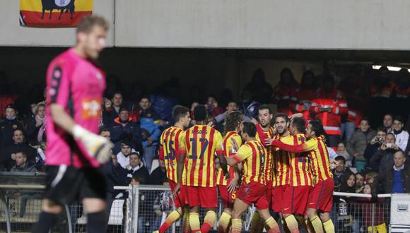 Copa del Rey: Barcelona venció 4-1 a Cartagena