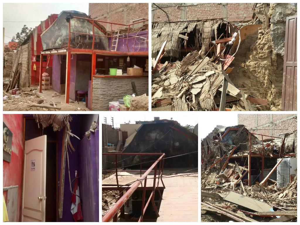 Así quedó una de las pocas vivienda de estilo mojinete en Tacna