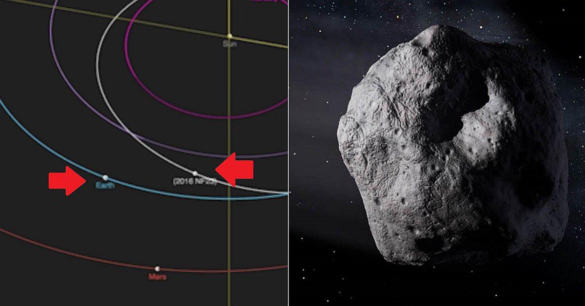Asteroide peligroso de 160 metros de diámetro pasará cerca a la Tierra hoy