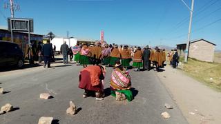 Tres provincias acatan paro de 48 horas contra gobernador regional de Puno