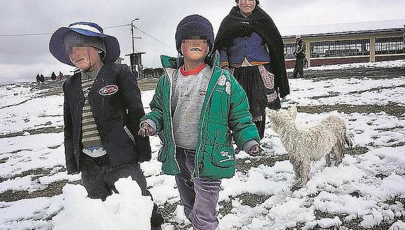 Senamhi alerta caída de nevadas en la sierra sur del Perú