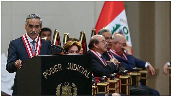 Titular del Poder Judicial exige financiamiento al Ejecutivo para modernización de la institución