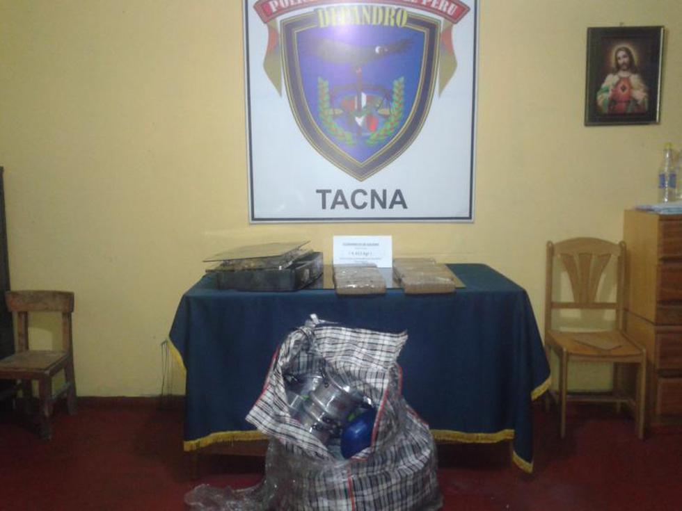"Cocinero" trajo 10 kg. de droga oculta en utensilios