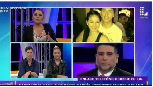 Katy García: su pareja encaró a doctor que la llamó "anormal" en programa de Lady Guillén (VIDEO)