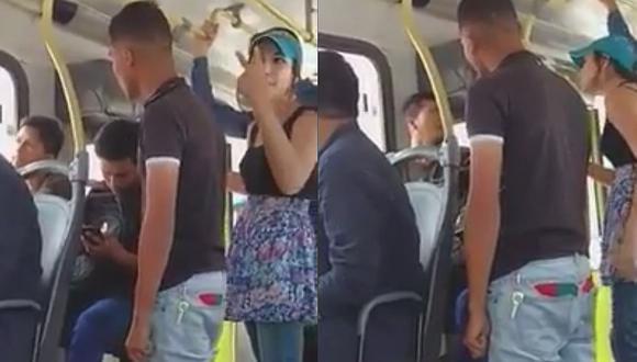 Pasajero peruano se pelea con vendedor venezolano en pleno bus (VIDEO)