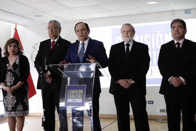 Comisión Especial confirmó los nombres de los integrantes titulares y suplentes de la Junta Nacional de Justicia