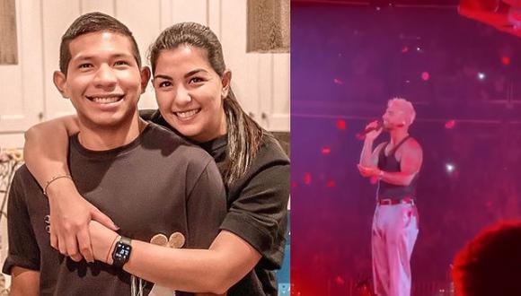 Ana Siucho va a concierto de Maluma y aprovecha para dedicarle una canción a Edison Flores. (Fuente: Instagram)