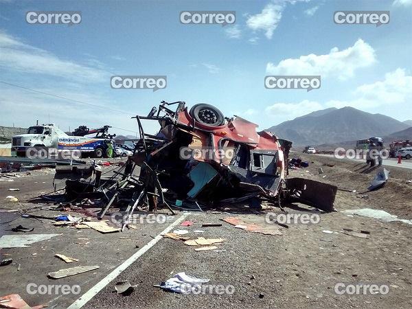 Chiclayanos mueren en accidente de Huarmey