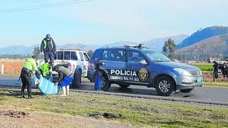 Madre e hija mueren atropelladas por una  furgoneta de pollos en Jauja (VIDEO)