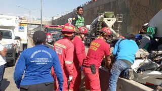 Arequipa: Un muerto y tres heridos en choque de miniván 