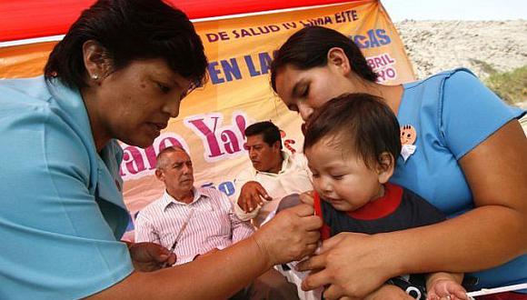 Inmunizarán a seis mil niños en Tacna durante la Semana de Vacunación en las Américas